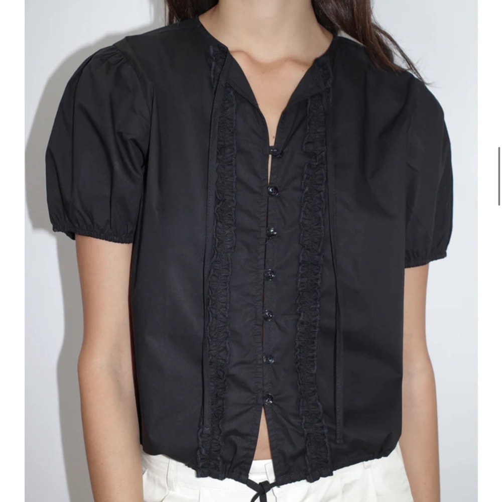 DEIJI STUOIOS - DOUBLE FRILL TOP - Picture 3 of 6